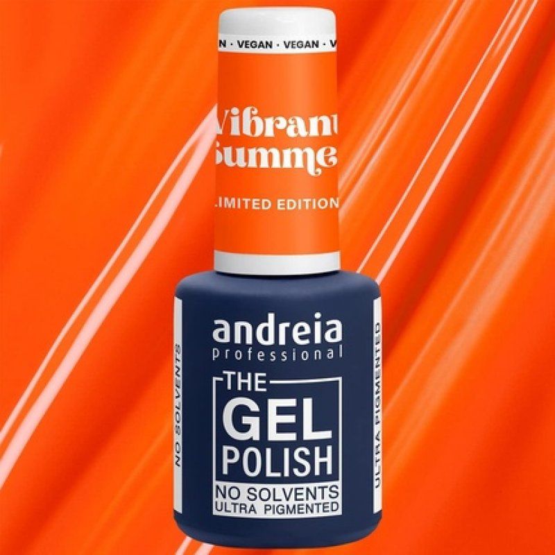 Andreia Professional The Gel Polish Solvent Free Gel Limited Collection Colors VS3 Neon Orange