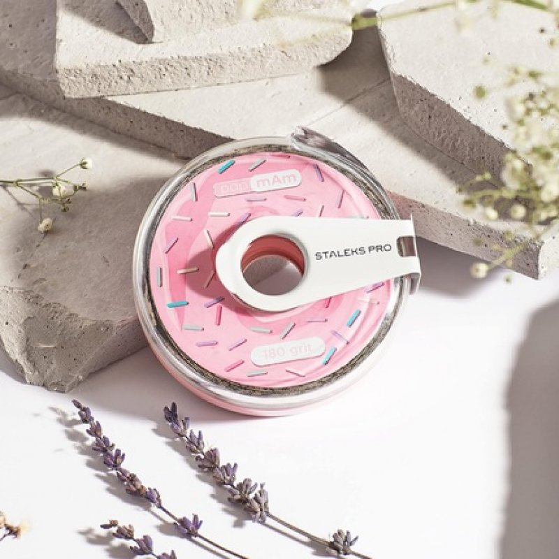 White Nail File Refill Roll 80 Files 180 Grit