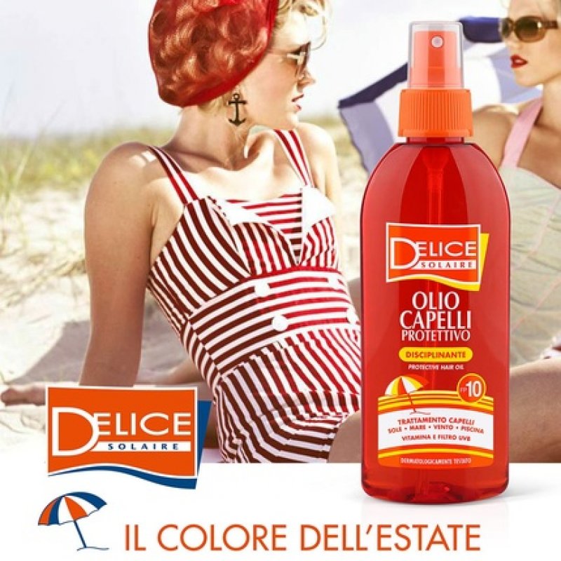 DELICE Sun Oil Hair Spray 150ml - For Sun Protection and Hair Care