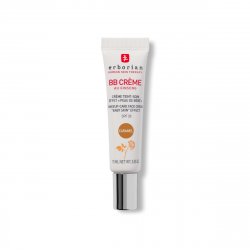 Erborian BB Cream with Ginseng Tinted Cream Baby Skin Effect 5-in-1 Korean Face Care with SPF 20 Caramel 15ml