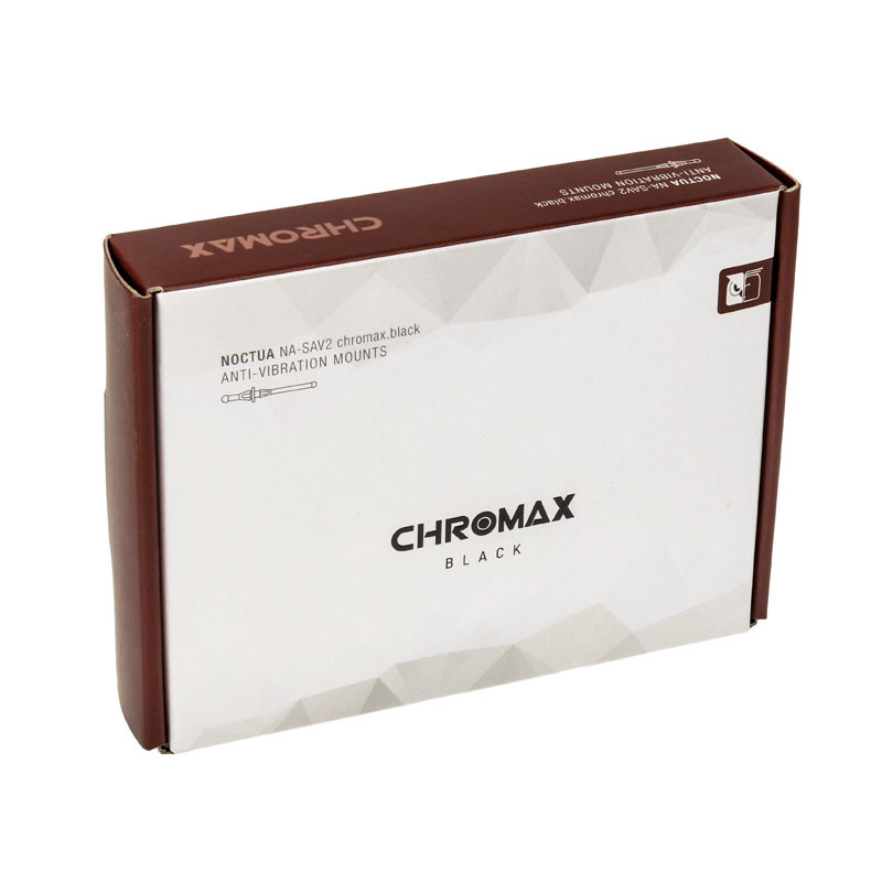 Noctua compatible NA-SAV2 chromax.black Anti-Vibrationsset - noir