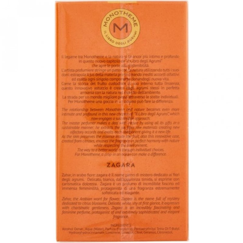 Monotheme Zagara Eau de Toilette 100ml