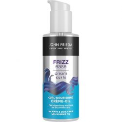 John Frieda Frizz Ease Dream Curls Curl Nourishing Crème Oil 100ml Styling Cream for Curly and Wavy Hair