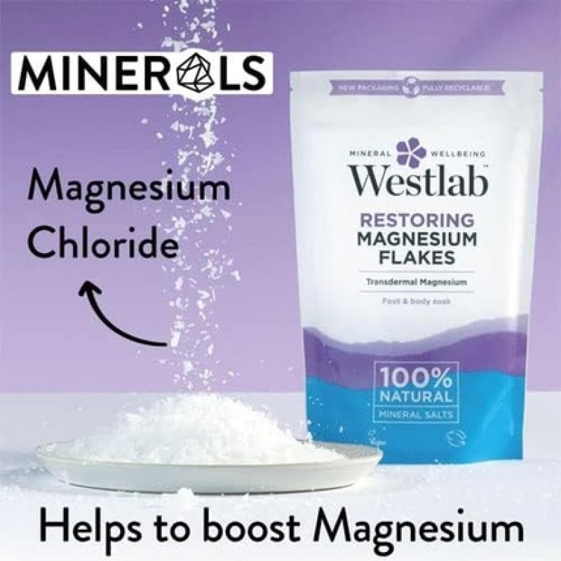 Westlab Magnesium Flakes Foot & Body Soak 1000ml