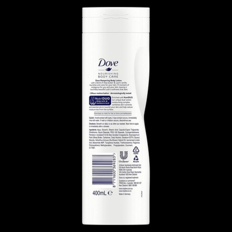 Dove Shea Butter Body Lotion 400ml