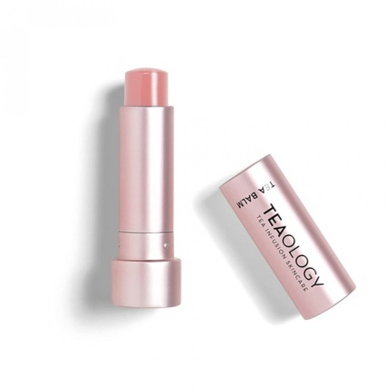 Teaology Rose Tea Lip Balm 23g - Rose Shade - Tinted Lip Care with Antioxidant Tea Extract - Lip Balm - Natural