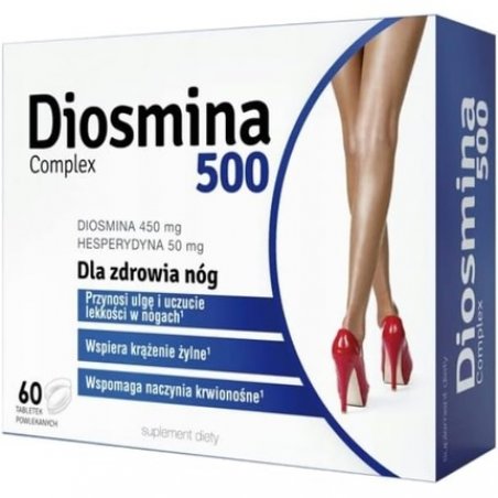 Diosmina Complex 60 Tablets - Micronized Diosmin Hesperidin Rutin Butcher's Broom Extract - Anti Cellulite Action