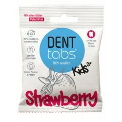 Denttabs Kids Strawberry Toothbrush Tablets 125 Tablets