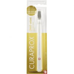 Curaprox CS 12460 Velvet Ultra-Soft Toothbrush Extra Soft Bristles for Sensitive Gums Assorted