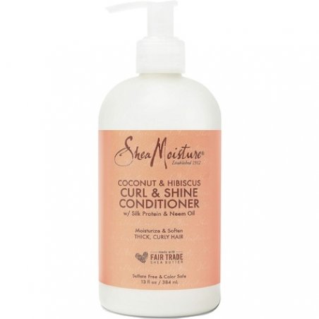 Shea Moisture Coconut and Hibiscus Curl and Shine Conditioner 384ml