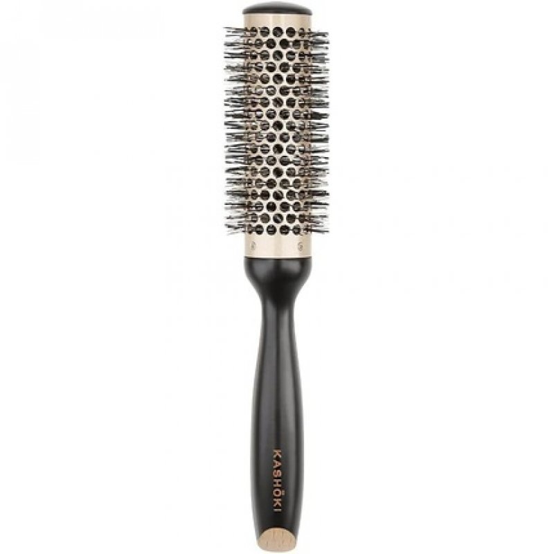 T4B KASHOKI Natural Beauty Eco-Friendly Ceramic and Wood Round Brush 30mm