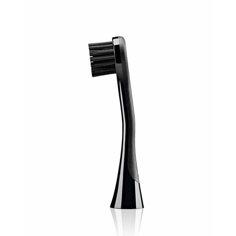 Curaprox Hydrosonic Black is White Carbon Whitening Brush Heads 2 Pieces