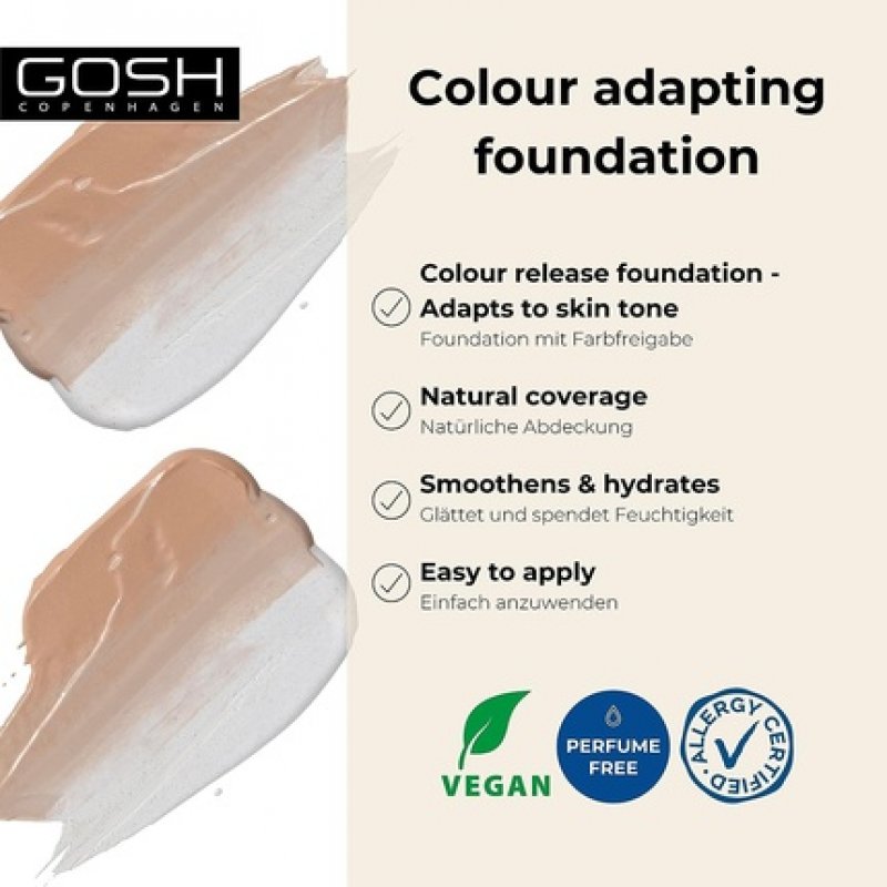 Chameleon Foundation No. 006 Dark Chameleon Foundation GOSH 30ml