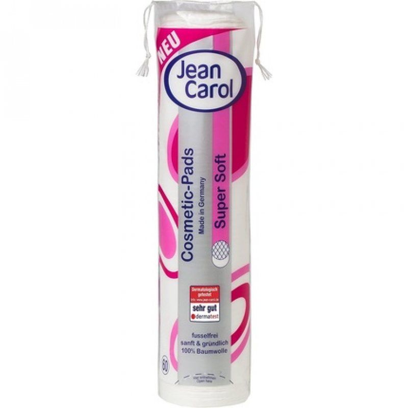 Jean Carol Duo Pads Makeup Removal Pads Super Soft with Aloe Vera 60 Pads