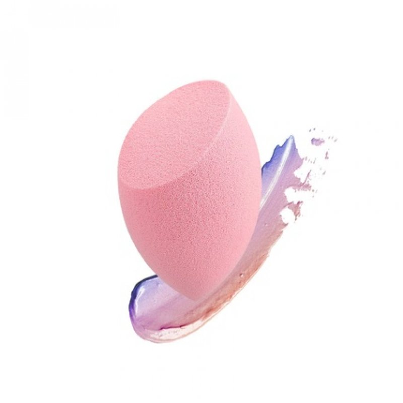 T4B ILU Olive Cut Shaped Pink Makeup Sponge