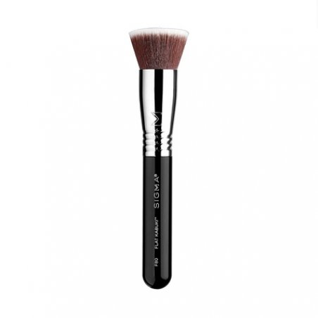 Sigma Flat Top Synthetic Kabuki SS197/F80 Black Cosmetic Brush
