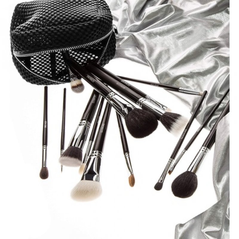 T4B LUSSONI 400 Series Professional Makeup Brushes for Pressed, Loose, and Cream Eyeshadows, Blending, and Smokey Eye