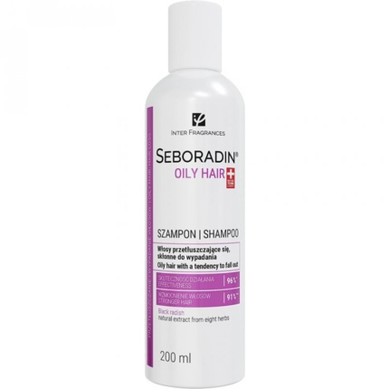 Seboradin Oily Hair Shampoo for Hair Loss and Thinning 200ml