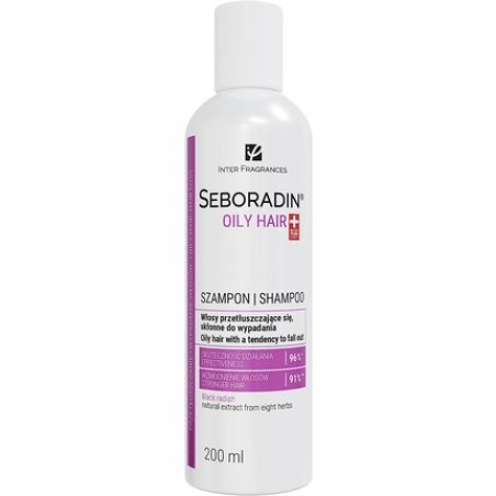 Seboradin Oily Hair Shampoo for Hair Loss and Thinning 200ml
