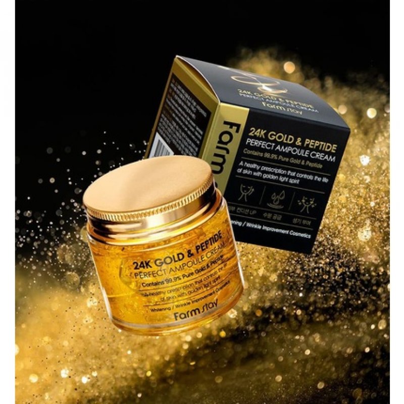 Farm Stay 24K Gold Peptide Solution Ampoule Eye Patch