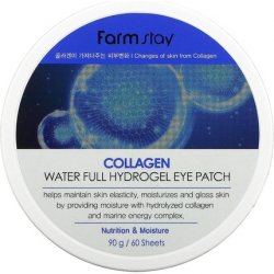Farmstay Collagen Waterfull Hydrogel Eye Patches - Korean Eye Patches with Collagen