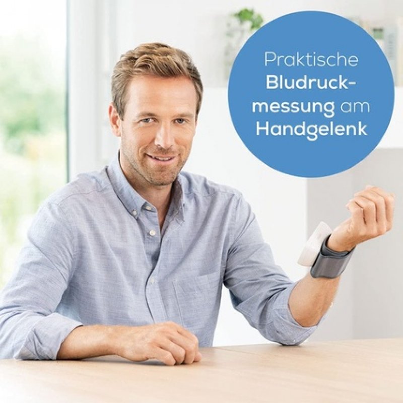 Beurer BC 21 Wrist Blood Pressure Monitor with Voice Output in German, English, French, Italian or Turkish