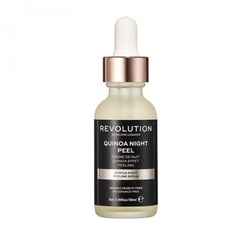 Revolution Skincare Gentle Quinoa Night Peel Serum Face Exfoliator