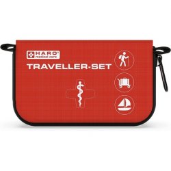 Haro Medical Care First Aid Kit for Travel, Everyday, and Home - Quick Help for Wounds and Injuries - Traveller Set