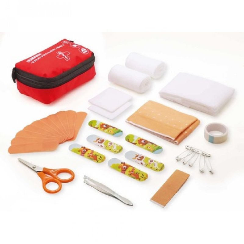 Haro Medical Care First Aid Kit for Travel, Everyday, and Home - Quick Help for Wounds and Injuries - Traveller Set