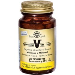 Solgar Formula VM-2000 Multivitamin Tablets Rich in Antioxidants 30 Tablets