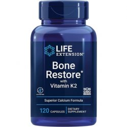 Life Extension Bone Restore with Vitamin K2 120 Capsules