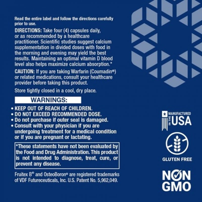 Life Extension Bone Restore with Vitamin K2 120 Capsules