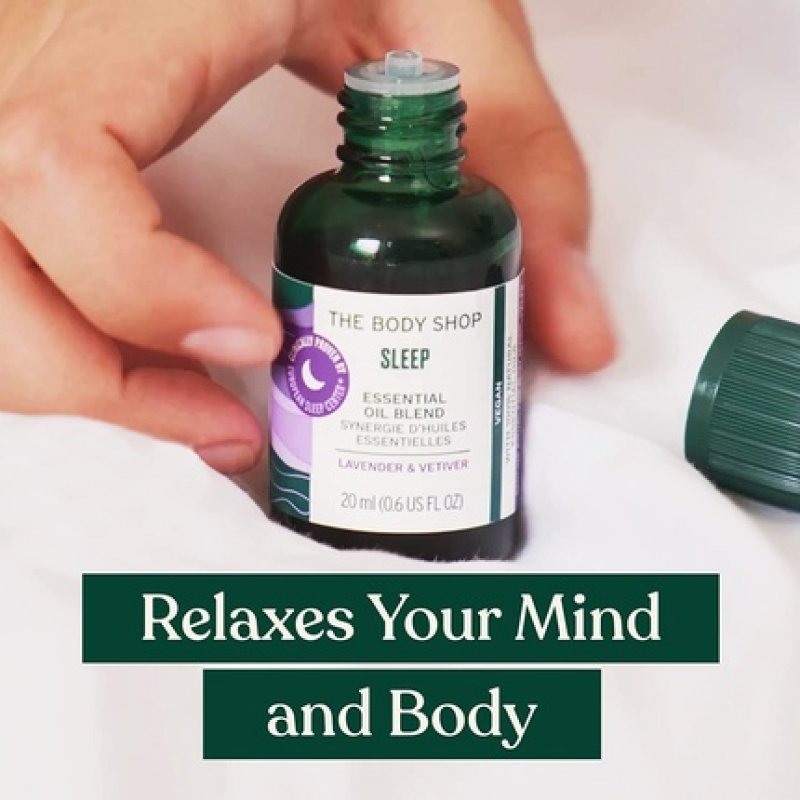 The Body Shop Sleep Essential Oil Blend Lavender and Vetiver 20ml
