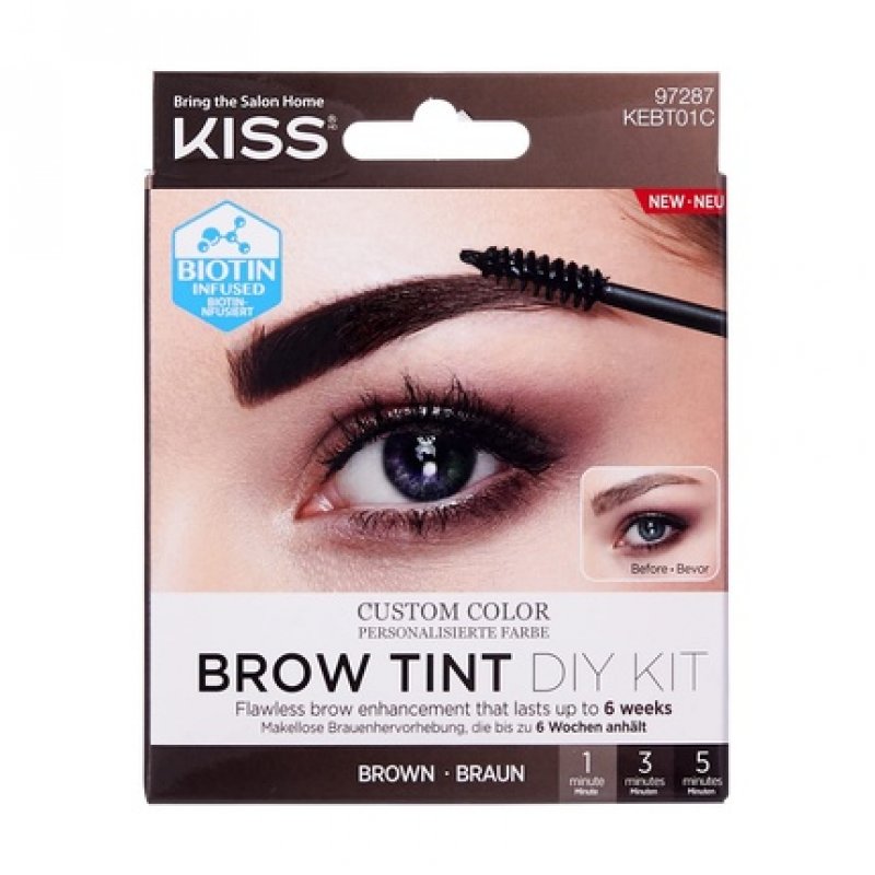 Kiss Brow Tint Kit Brown