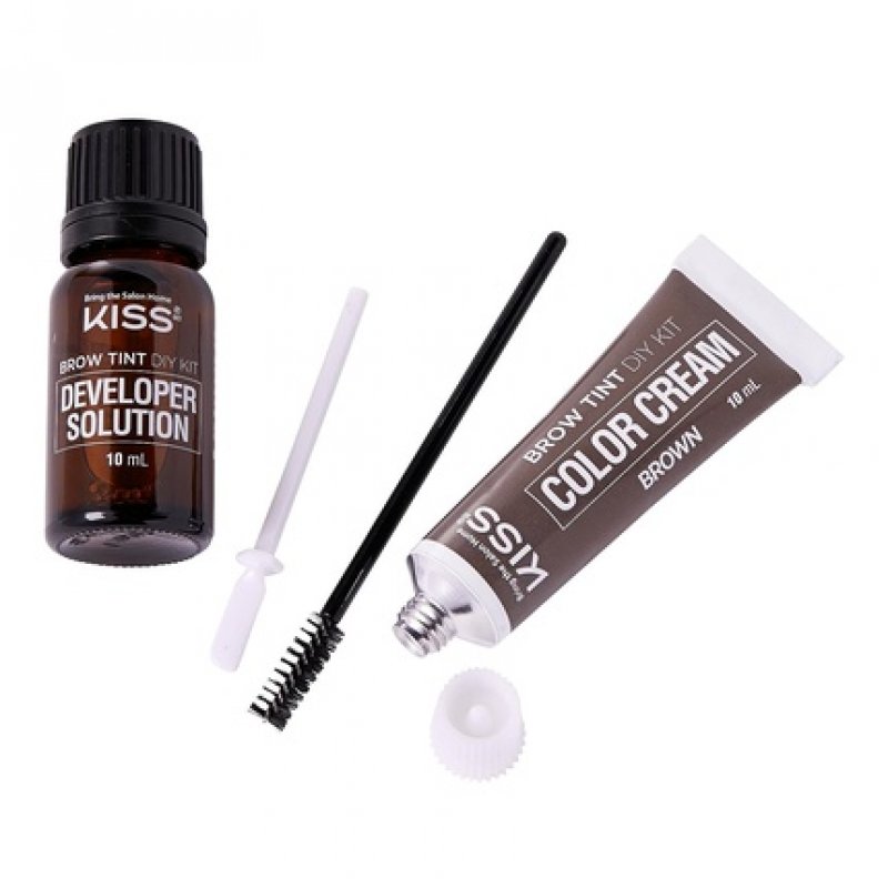 Kiss Brow Tint Kit Brown