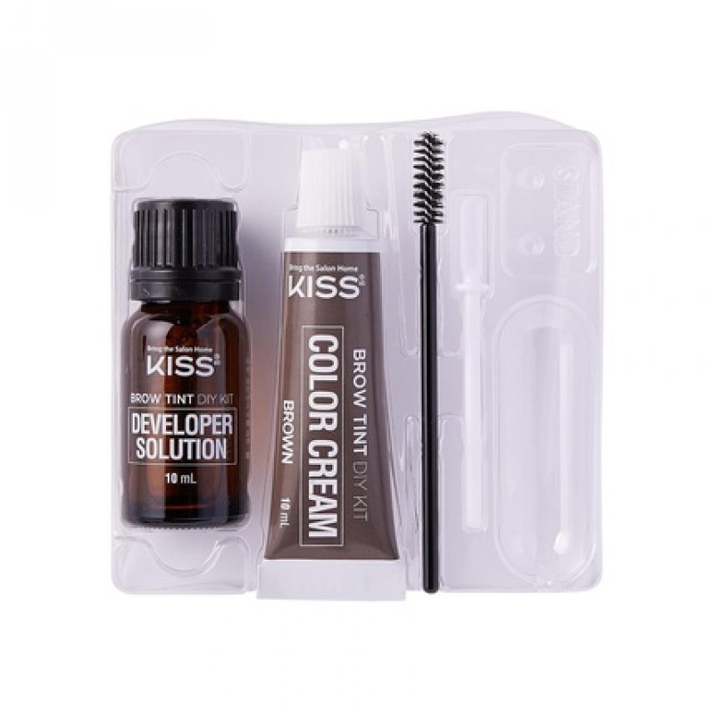 Kiss Brow Tint Kit Brown