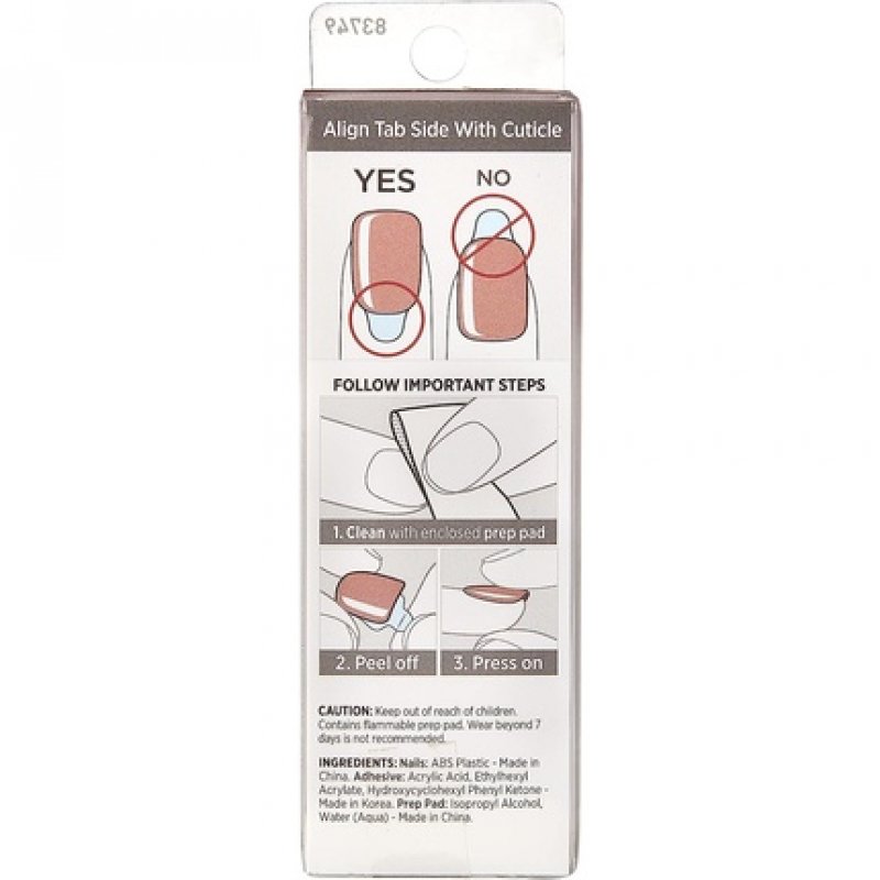 KISS imPRESS Color Gel Nail Kit Sandbox with PureFit Technology - Includes Prep Pad Mini File Cuticle Stick and 30 Fake