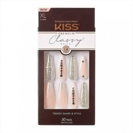 Kiss Classy Premium X-Long Length Nails 30 Count