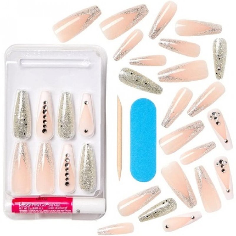 Kiss Classy Premium X-Long Length Nails 30 Count