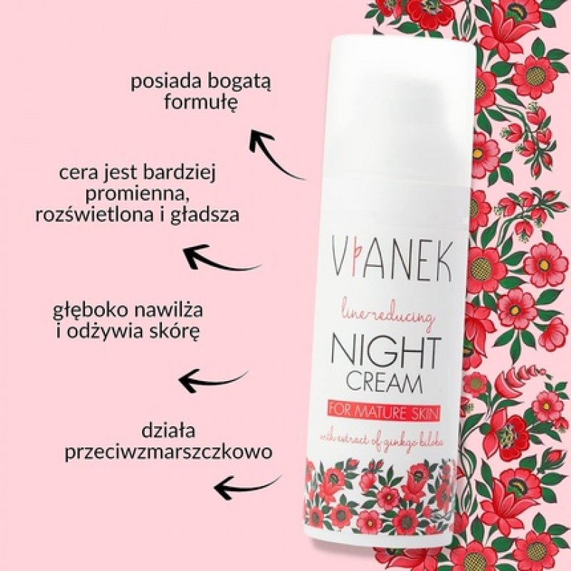 Vianek Anti-Wrinkle Face Cream for Skin with Signs of Aging 50ml