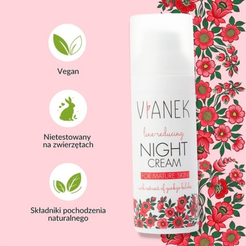 Vianek Anti-Wrinkle Face Cream for Skin with Signs of Aging 50ml