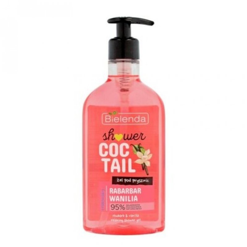 Bielenda Shower Cocktail Relaxing Shower Gel Rhubarb & Vanilla 400ml
