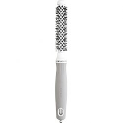 Olivia Garden Expert Blowout Shine Hairbrush White and Grey 15mm