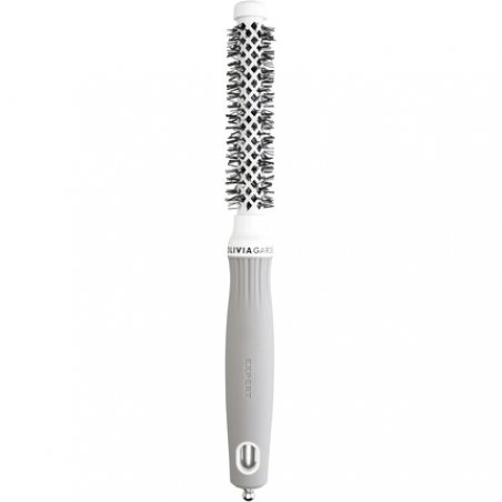 Olivia Garden Expert Blowout Shine Hairbrush White and Grey 15mm
