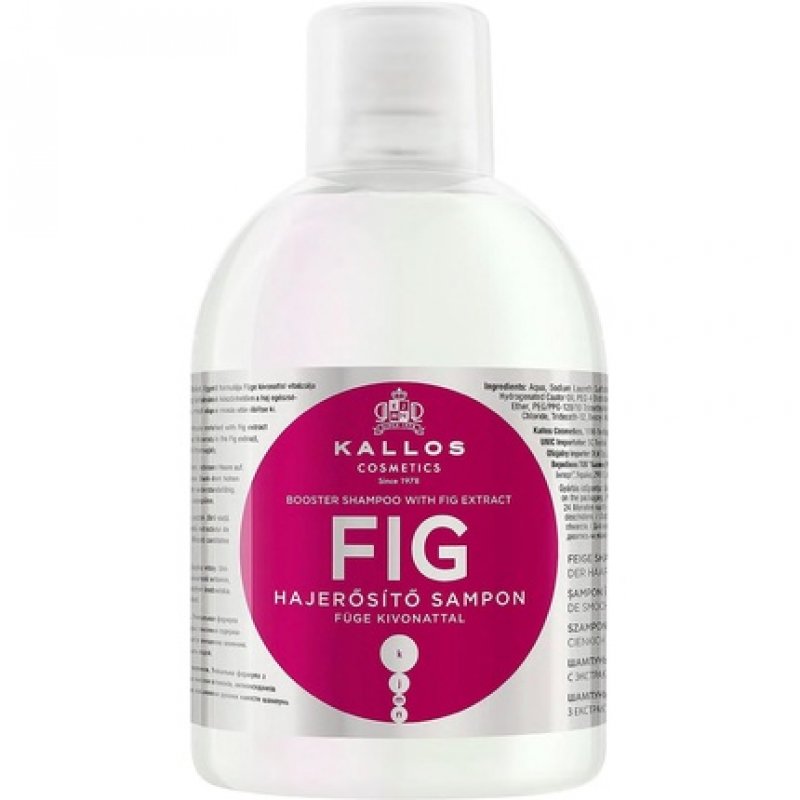 Kallos KJMN Fig Shampoo for Hair Strengthening with Fig Extract 1000ml