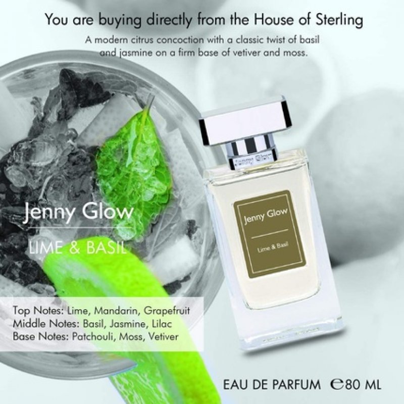 Jenny Glow Lime Basil and Mandarin Fragrance