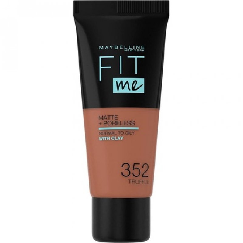 Maybelline Fit Me Foundation Matte & Poreless Full Coverage Blendable for Normal to Oily Skin 30ml 352 Truffle