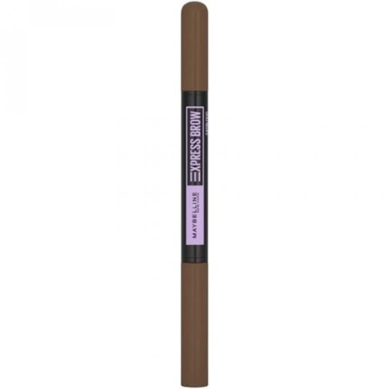 Maybelline New York Express Brow Duo Eyebrow Filling Natural Looking 2-In-1 Pencil Pen Filling Powder Brunette 1 Count