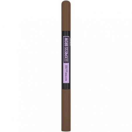 Maybelline New York Express Brow Duo Eyebrow Filling Natural Looking 2-In-1 Pencil Pen Filling Powder Brunette 1 Count