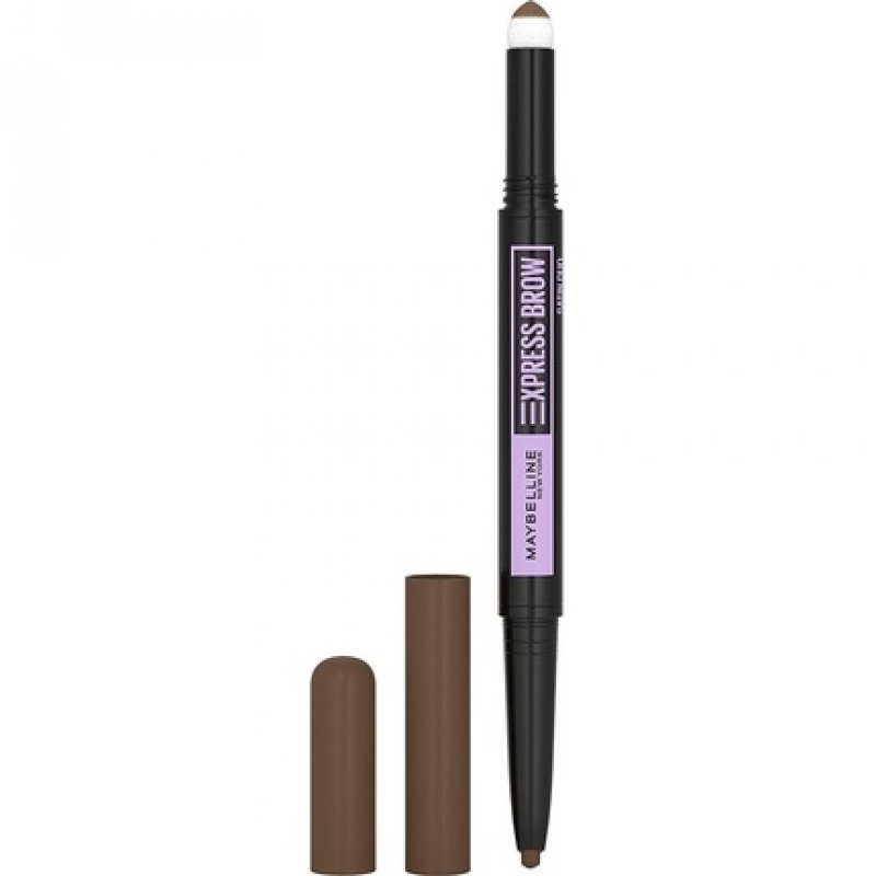Maybelline New York Express Brow Duo Eyebrow Filling Natural Looking 2-In-1 Pencil Pen Filling Powder Brunette 1 Count